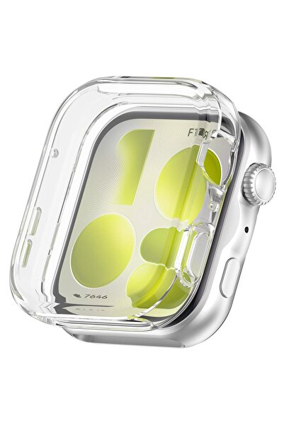 Huawei Watch Fit 5 Pro Uyumlu Yumuşak Silikon 360 Tam Koruma Kasa ve Ekran Koruyucu