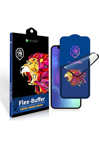 BestSuit Flex-Buffer Hybrid 5D Πλήρους Κάλυψης Σκληρυμένο Γυαλί (iPhone 12 mini)