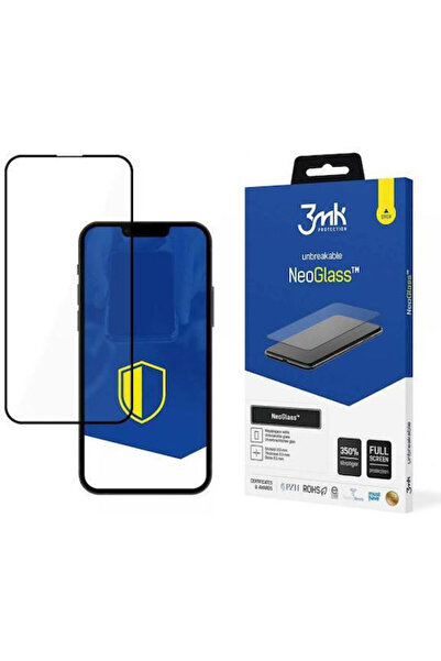 3MK NeoGlass Προστατευτικό Τζάμι Πλήρους Κάλυψης Σκληρυμένο Γυαλί Μαύρο (Redm...