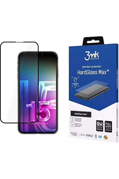 3MK Hardglass Max 0.3mm Σκληρυμένο Γυαλί (iPhone 15 Pro)