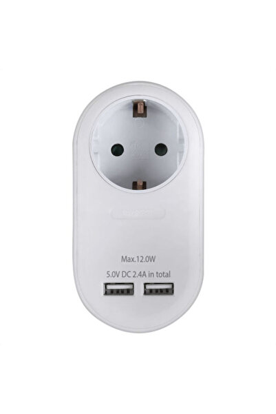 Other Φορτιστής Sonora Χωρίς Καλώδιο με 2 Θύρες USB-A Λευκό (PAW100-2USB24)