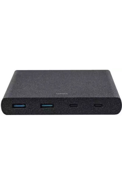 uniq Βάση φόρτισης με 2 θύρες USB-A και 2 θύρες USB-C, Γρήγορη φόρτιση 3.0 90...