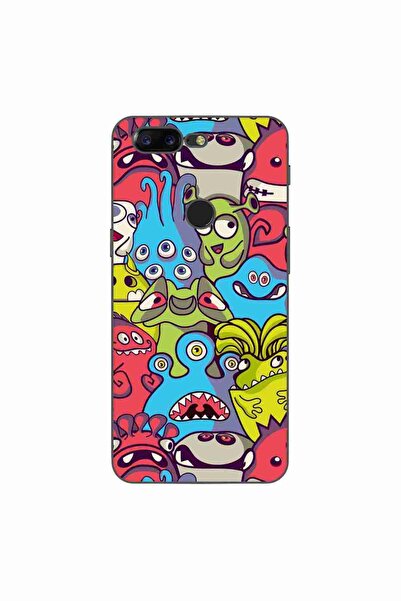 OEM Husa compatibila cu OnePlus 5T Silicon Gel Tpu Model Squishi Monsters