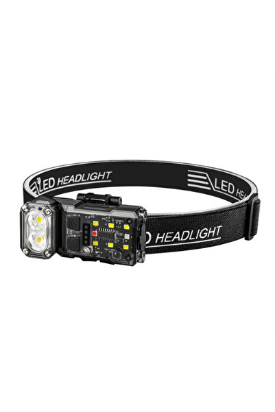 Generic Portable Mini Flashlight COB LED Headlamp - 3 Light Sources, 5 Modes,...