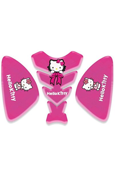 Rebon MotoDesign Universal Hello Kıtty Tank Pad Set 3D Sticker