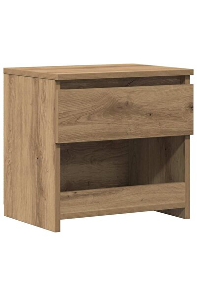vidaxl Noptiera Artisan Stejar 40x30x39 cm Lemn prelucrat