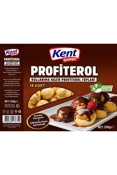 KENT PROFİTEROL TOPLARI KULLANMA HAZIR 245GR