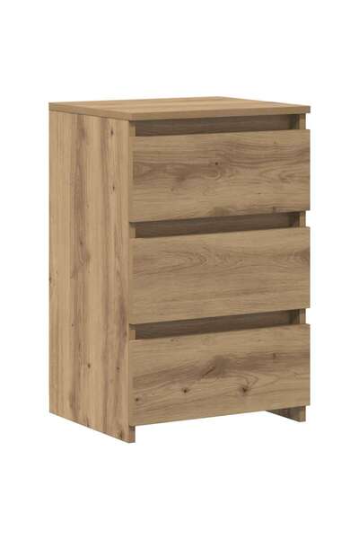 vidaxl Noptiere, 2 buc., stejar artizanal 40x35x62,5 cm lemn prelucrat