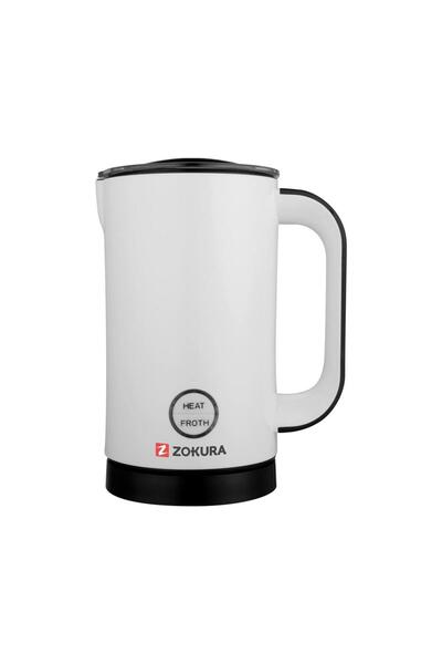 Zokura Spumator electric de lapte, 450 W, 100 ml pentru spumare, 200 ml pentr...