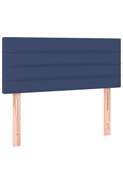 vidaxl Tăblie de pat, albastru, 90x5x78/88 cm, textil