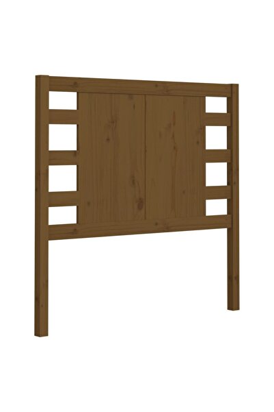vidaxl Bedside table, honey brown, 106x4x100 cm, solid pine wood
