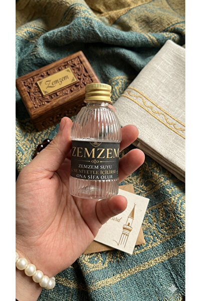 hemdemhediyelik 15 adet Hac ve Umre Hediyesi 50 cc Plastik Zemzem Şişesi