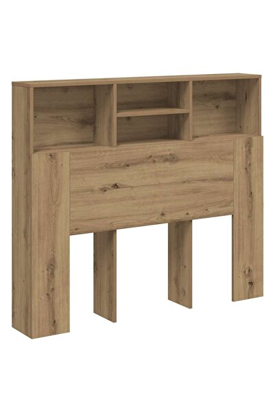 vidaxl Bed/wardrobe headboard, handcrafted wood 120x19x103.5 cm processed wood
