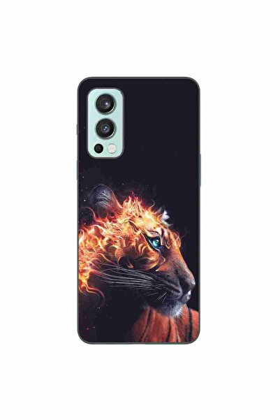 OEM Husa compatibila cu OnePlus Nord 2 Silicon Gel Tpu Model Flameborn Tiger