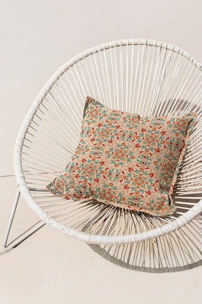 Vagonik Ethnic Turkish Motifs-10 Digital Printed Upholstery Sofa Fabric, Good Quality, Does Not Stretch or Fade