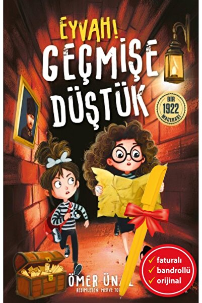 Kronik Kitap Alfa Kalem-Eyvah Geçmişe Düştük! (Ömer Ünal)Çocuk ve Gençlik Kit...