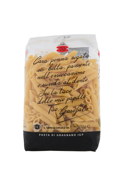 Garofalo Paste din semințe de grâu, tip Penne Ziti Rigati, 500 GR