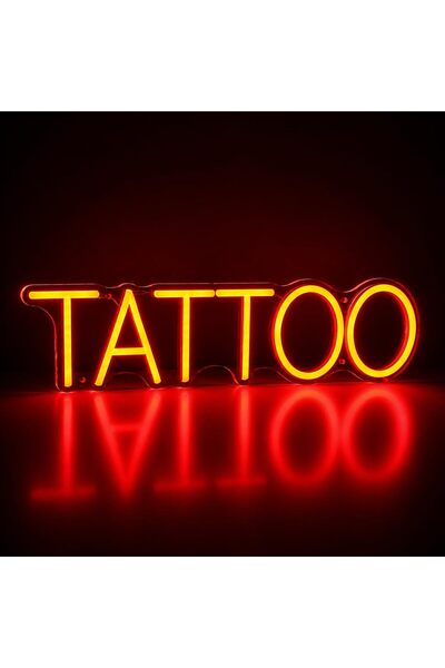 Slasa Tattoo Studio Wall Art 40x60 cm Shop Decor With 6mm Acrylic Base