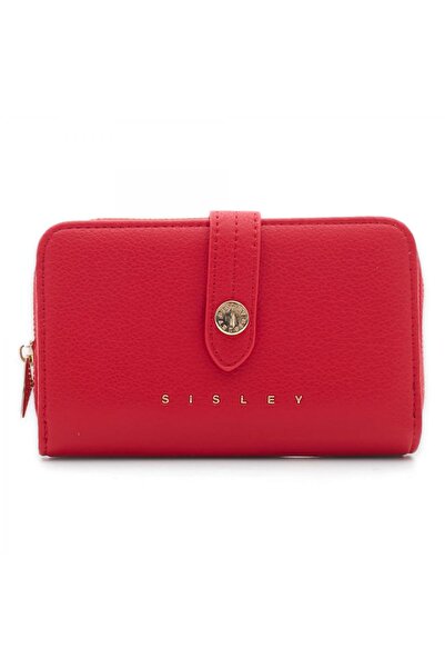 Sisley Sly_313 10X16X2,5 Kırmızı Kadın Cüzdan