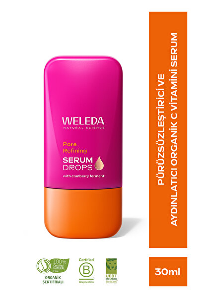 Weleda Pore Refining Serum Drops Pürüzsüzleştirici ve Aydınlatıcı Serum 30 ml