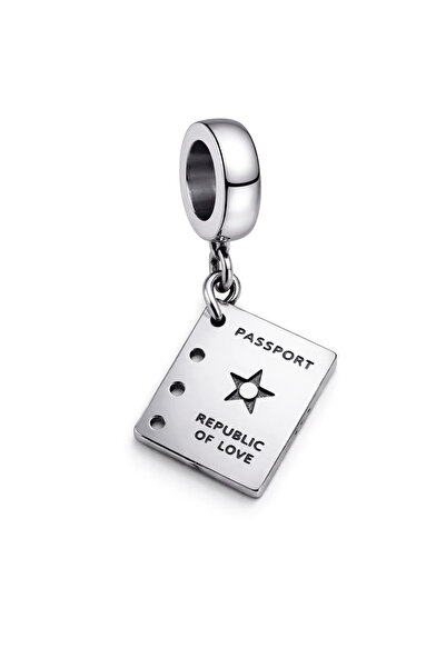 MakeWell Passport Steel Charm