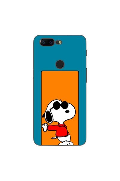 OEM Θήκη συμβατή με OnePlus 5T Σιλικόνης Gel TPU Μοντέλο Snoopy
