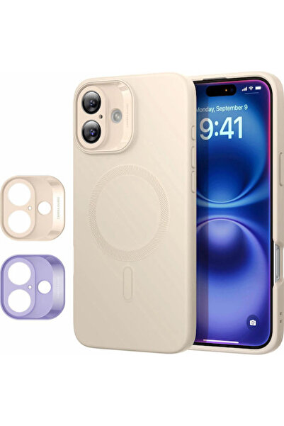 ESR Cloud HaloLock MagSafe Back Cover Silicone 1.2mm Light Tan (iPhone 16)