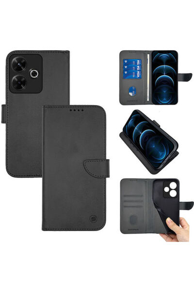Other Σονίκ Αστική Θήκη Πορτοφόλι Xiaomi Redmi 13 4g Poco M6 4g Μαύρο