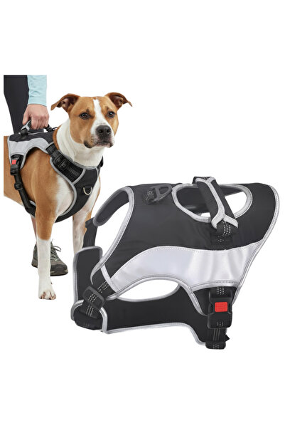 Mardil Hamut Tip Guard Fara Presiune Pentru Caini Cu Maner Si Racila, Confort...