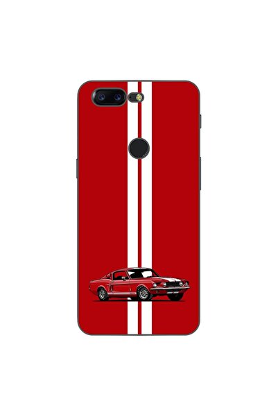 OEM Husa compatibila cu OnePlus 5T Silicon Gel Tpu Model Red Mustang