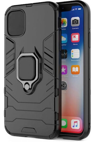 POWERTECH Πίσω Κάλυμμα Σιλικόνης Μαύρο (iPhone 14 Plus) Κωδικός: MOB-1747