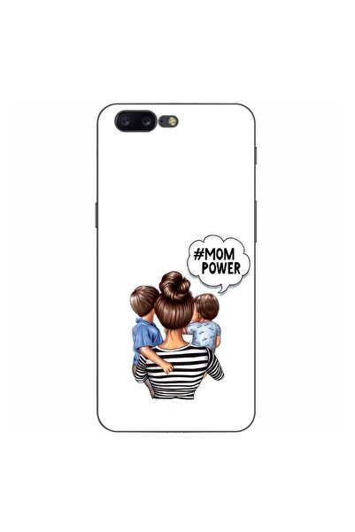 OEM Θήκη συμβατή με OnePlus 5, από σιλικόνη gel TPU, μοντέλο  "Μαμά αγοριών "