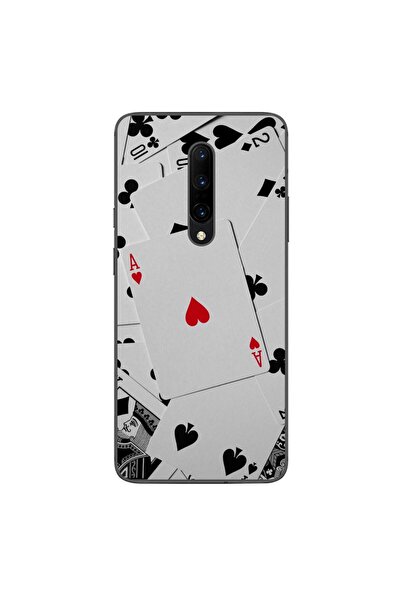OEM Husa compatibila cu OnePlus 7 Pro Silicon Gel Tpu Model Carti Poker