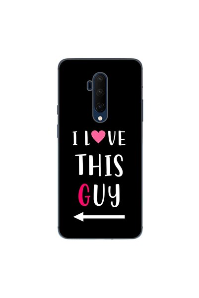 OEM Husa compatibila cu OnePlus 7T Pro Silicon Gel Tpu Model Cupluri I love T...
