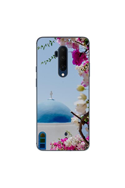 OEM Husa compatibila cu OnePlus 7T Pro Silicon Gel Tpu Model Grecia Santorini
