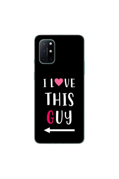 OEM Husa compatibila cu OnePlus 8T Silicon Gel Tpu Model Cupluri I love This Guy