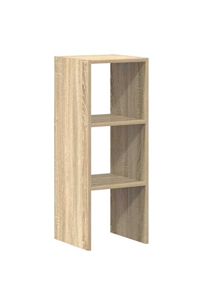 vidaxl Bibliotecă stivuabilă Stejar Sonoma 30x30x80 cm Lemn prelucrat