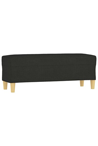 vidaxl Bancă, negru, 100x35x41 cm, textil