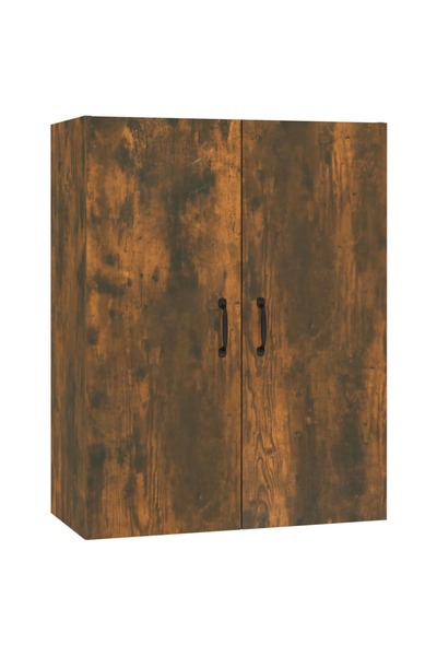 vidaxl Wall cabinet, smoky oak, 69.5x34x90 cm, processed wood