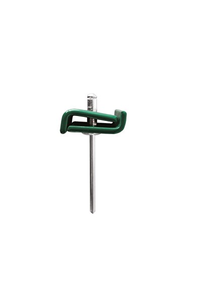 Rocast Set of 100 x Fence Panel Fastening Clips 20 x 2 mm, Painted RAL 6005