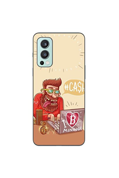 OEM Husa compatibila cu OnePlus Nord 2 Silicon Gel Tpu Model BTC Mining