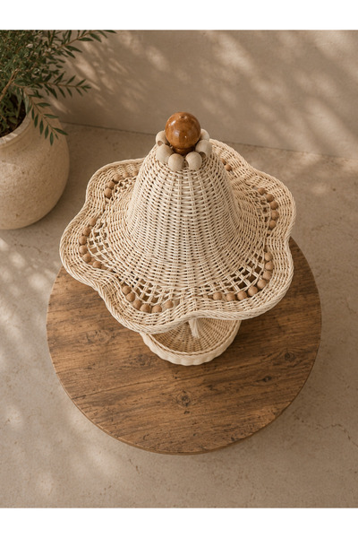 SEÇİL Rattan boho el yapımı bali şemsiyesi