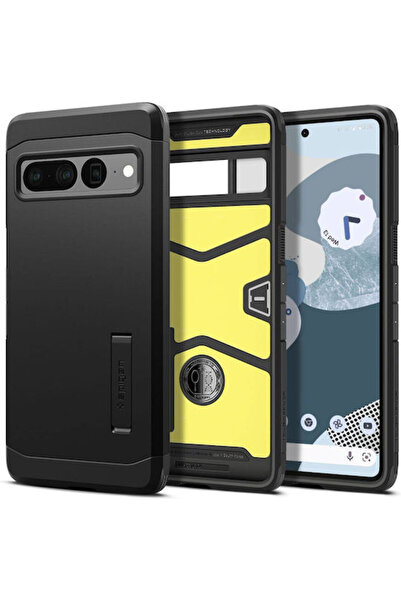 Spigen Ανθεκτική Θωρακισμένη Πλαστική Μαύρη Πίσω Θήκη (Google Pixel 7 Pro) Κω...