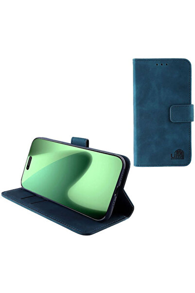 Lime&co Lime Essential Magnet Book Συνθετικό Δέρμα / Σιλικόνη Μπλε (iPhone 17...