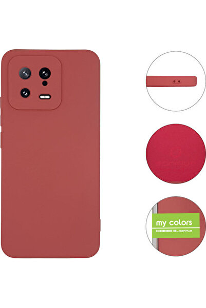 Other Σονίκ Πίσω Κάλυμμα Σιλικόνης Μπορντό (Xiaomi 13)
