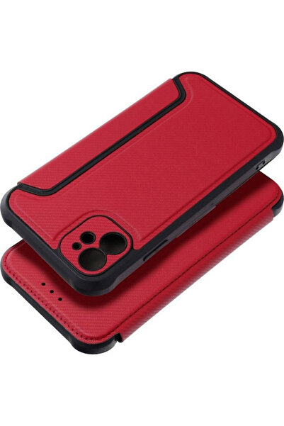 OEM Razor Book Συνθετικό Δέρμα / Σιλικόνη Κόκκινο (iPhone 17e / 16e)