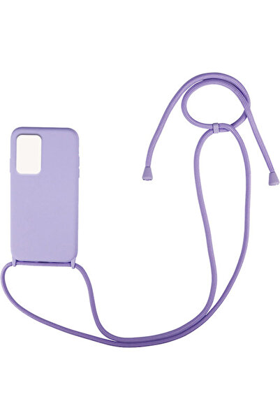 Other Sonique Carryhang Πίσω Θήκη Σιλικόνης 0.5mm με Λουράκι Λιλά (Poco M4 Pr...