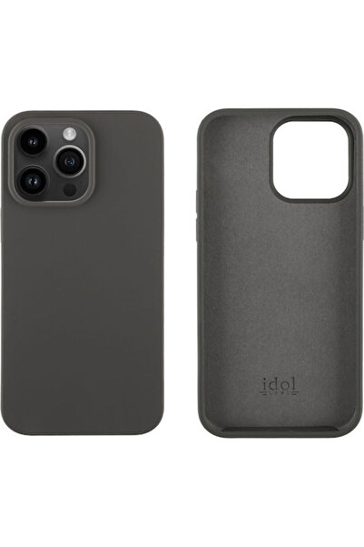 Other Idol 1991 Velvet Elite Silicone Back Cover Gray for iPhone 14 Pro Max C...