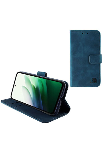 Lime&co Lime Essential Magnet Book Συνθετικό Δέρμα Μπλε (Redmi 15) Κωδικός: 8...