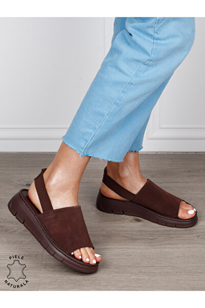 ANGEL BLUE Women 'Sandals Made of Genuine Leather with Modern Design and Elas...